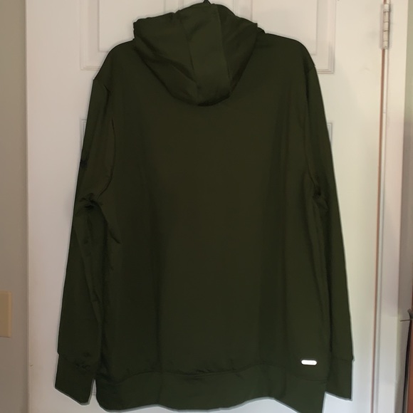 Men’s SPYDER ACTIVE olive pullover hoodie - Picture 6 of 7